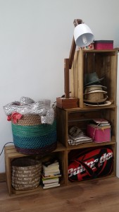 cajas de madera envejecida