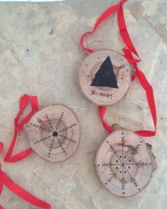 pack de navidad madera rústica