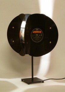 lámpara reciclada álbum