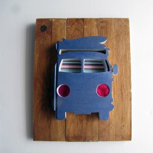 cuadro con madera de palé